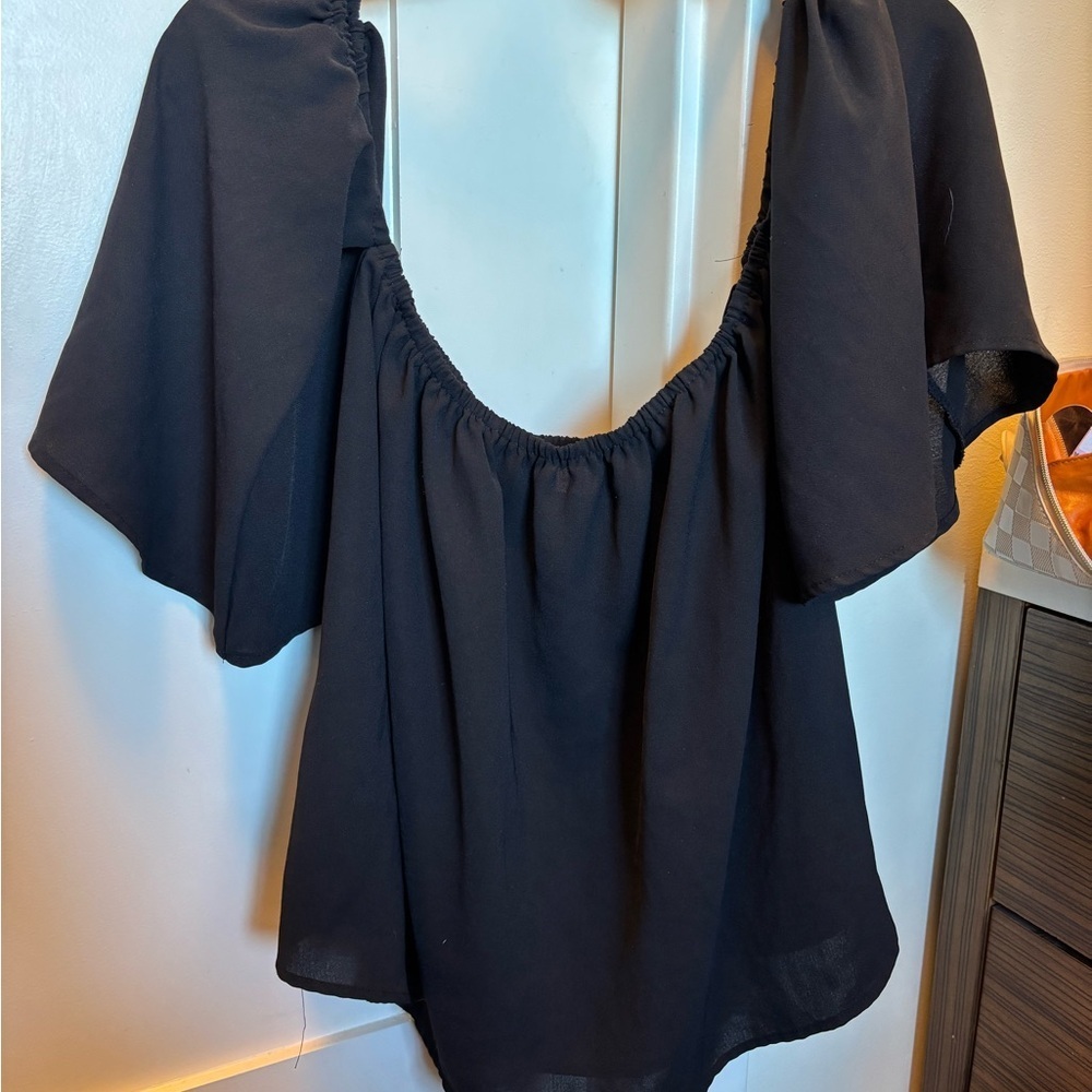 Chic Black Women's Blouse